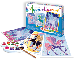 Sentosphère pittura Aquarellum Pegasus set per bambini e adulti