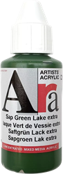Ara vernice acrilica verde Sap Green Lake Extra 100 ml pittura artistica