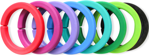 ARK Therapeutic bracciale da masticare giocattolo sensoriale lavanda XXT resistente Gladde kauwarmband om te draaien om de pols, alternatief voor kauwen op mouwen, voor kinderen en volwassenen.-2