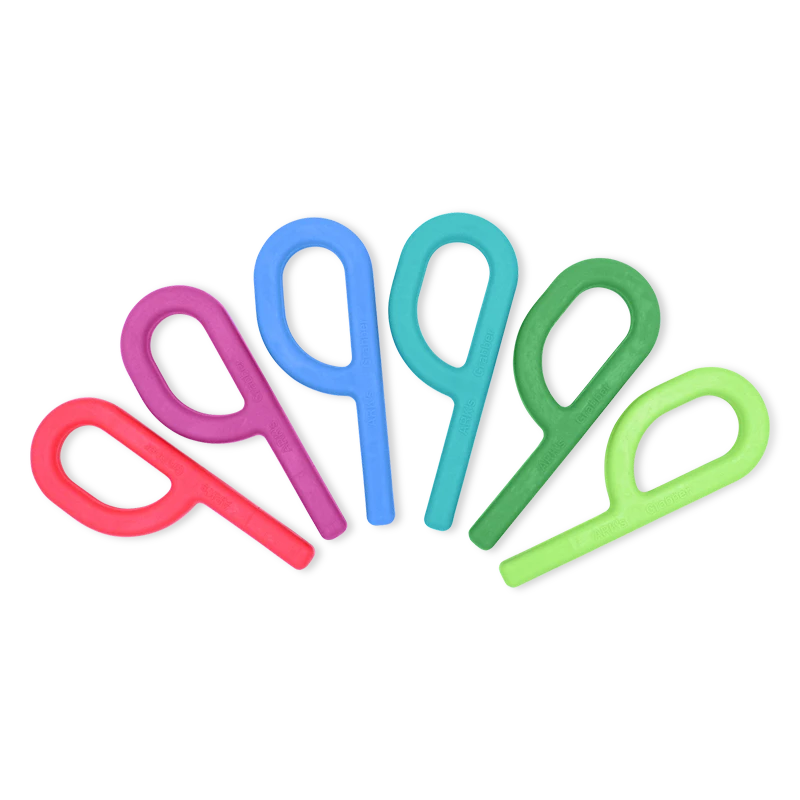 ARK Therapeutic gioco da mordere Grabber Original magenta strumento orale sensoriale Klassieke P-vormige handkauwtool, ontwikkeld door een logopedist, voor kauwoefening en zelfregulatie.-2
