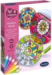 Sentosphère adesivi finestra mandala kit creativo - giocattolo da colorare