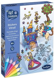 Sentosphère set adesivi per finestre fiabe - kit creativo sticker
