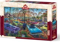 Art Puzzle puzzle Auto Graveyard - 1000 pezzi di divertimento-2