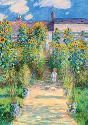 Art Puzzle puzzle Claude Monet giardino Vétheuil 1000 pezzi arte