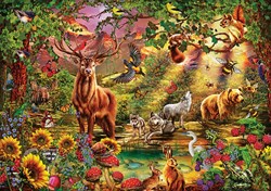 Art Puzzle puzzle Enchanted Forest - 1000 pezzi animali