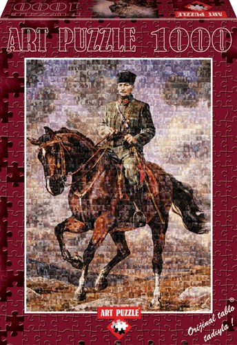 Art Puzzle puzzle Ghazi Mustafa Kemal Atatürk - puzzle da 1000 pezzi-2