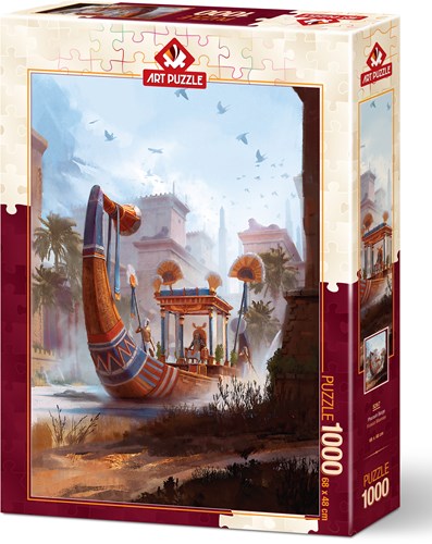 Art Puzzle puzzle Pharaoh Barge - 1000 pezzi tema egiziano-2