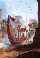 Art Puzzle puzzle Pharaoh Barge - 1000 pezzi tema egiziano