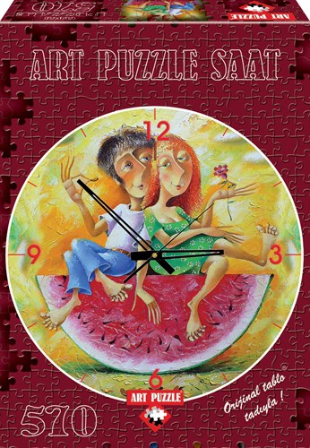 Art Puzzle orologio puzzle I Love You 570 pezzi rompicapo-2