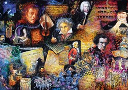 Art Puzzle puzzle The Doyens Of Music - 500 pezzi musica