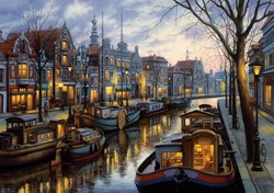 Art Puzzle puzzle The Light of the Canal - 1500 pezzi cartone