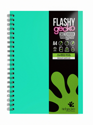 Artgecko album da disegno A4 spirale verde menta 150gr 40 fogli bianco resistente