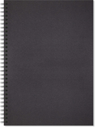 Artgecko album da disegno A3 nero spirale 200g 40 fogli carta sostenibile