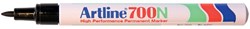 Artline marcatore permanente 0,7mm nero - marcatore per lavori di precisione