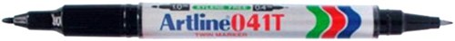 Artline pennarello permanente nero - Twin Tip per uso creativo