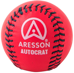 Aresson palla rounders Autocrat rosa 19,5 cm palla sportiva in pelle
