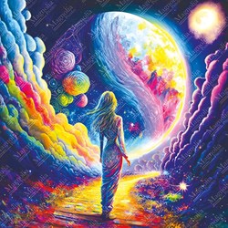 Magnolia puzzle Astral Visit - puzzle 1023 pezzi multicolore