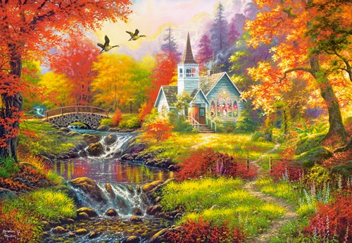Castorland puzzle atmosfera autunnale - 1000 pezzi puzzle
