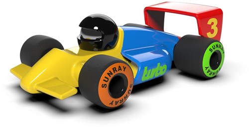 Playforever auto Turbo Miami giocattolo - design colorato