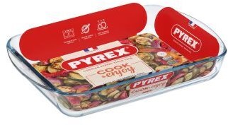 Pyrex teglia forno vetro 34x23cm 2,6l - accessorio da cucina resistente al calore-2