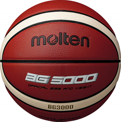 Molten 3000 Synthetic Basketball - Tan/White - 6