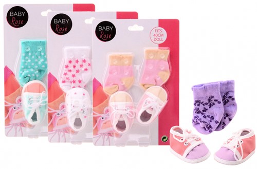 Baby Rose Calzini e scarpette per bambole Baby Rose 27635