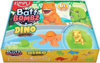 Zimpli Kids giocattolo da bagno Dino sorpresa bombe da bagno 6 pezzi multicolore