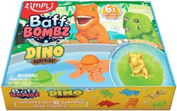 Zimpli Kids giocattolo da bagno Dino sorpresa bombe da bagno 6 pezzi multicolore