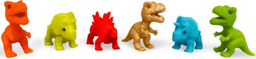 Zimpli Kids giocattolo da bagno Dino sorpresa bombe da bagno 6 pezzi multicolore-2