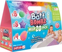 Zimpli Kids Baff Bombz Mega Pack giocattolo da bagno 20 pezzi multicolore