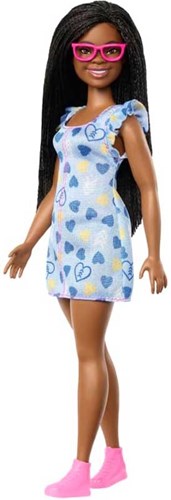 Mattel bambola fashion Barbie - Bambola con sindrome di Down - vestito a cuori-2