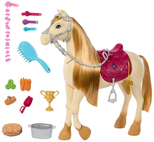 Mattel Barbie cavallo da spettacolo danzante con suoni e accessori giocattolo-2