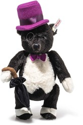 Steiff orsetto pinguino 27 cm mohair peluche colorato