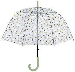 Esschert Design ombrello stampa api trasparente Ø83cm accessorio pioggia