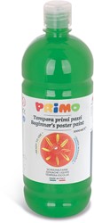 Pittura per poster pronta all'uso Primo Beginners, flacone da 1000 ml con tappo a flusso verde brillante