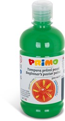 Colore per poster pronto all'uso Primo Beginners, flacone da 500 ml con tappo di controllo del flusso, verde brillante