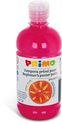 Pittura per poster pronta all'uso Primo Beginners, flacone da 500 ml con tappo a flusso magenta