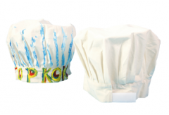 Beleduc cappello da chef cotone creativo regolabile bambini adulti