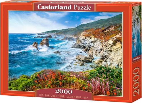 Castorland puzzle Costa di Big Sur California USA - 2000 pezzi paesaggio-2