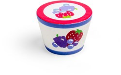 BigJigs vasetto di yogurt in legno giocattolo - accessorio gioco sano
