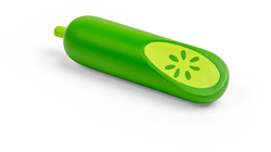 BigJigs cetriolo giocattolo verdura in legno per cucina bambini