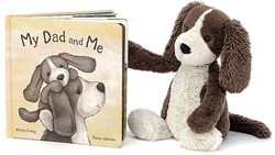 Jellycat libro cane Hundchen Schnuck Und Sein Papa libro cartonato regalo