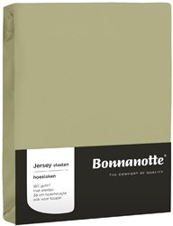 Hoeslaken jersey olijfgroen 90x20cm