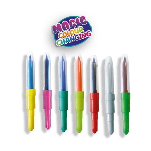 Ses pennarelli airbrush cambia colore - Disegno magico - Giocattolo creativo-2