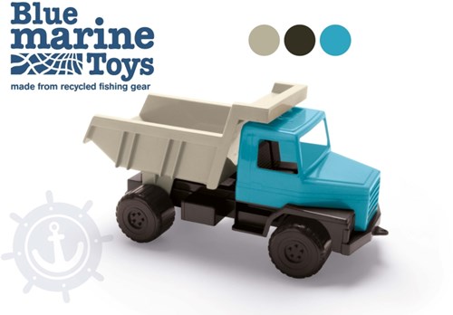 Dantoy Blue Marine Toys camion ribaltabile - 28 cm giocattolo sostenibile-2