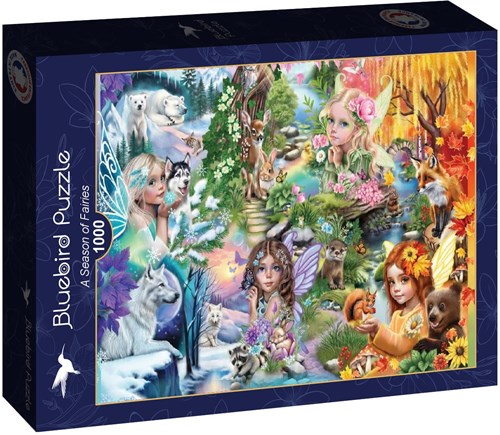 Bluebird Puzzle puzzle A Season of Fairies - puzzle 1000 pezzi-2