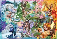 Bluebird Puzzle puzzle A Season of Fairies - puzzle 1000 pezzi