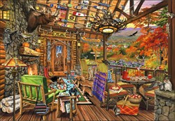 Bluebird Puzzle Adirondack Porch -  Teile