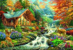 Bluebird Puzzle Alpine Serenity -  Teile
