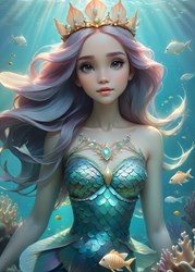 Bluebird Puzzle Beautiful Mermaid -  Teile